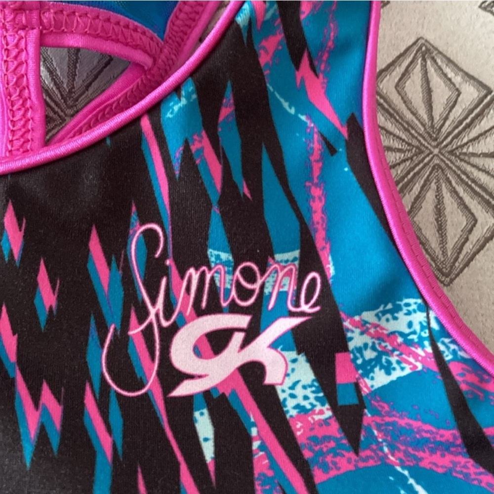 Simone GK gymnastics leotard size AXS - Picture 2 of 6